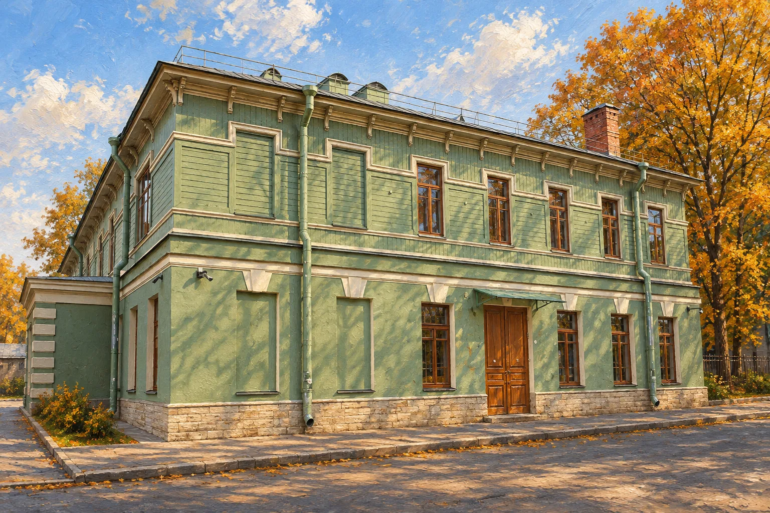Дом на улице Михайлова, где находится Музей хлеба