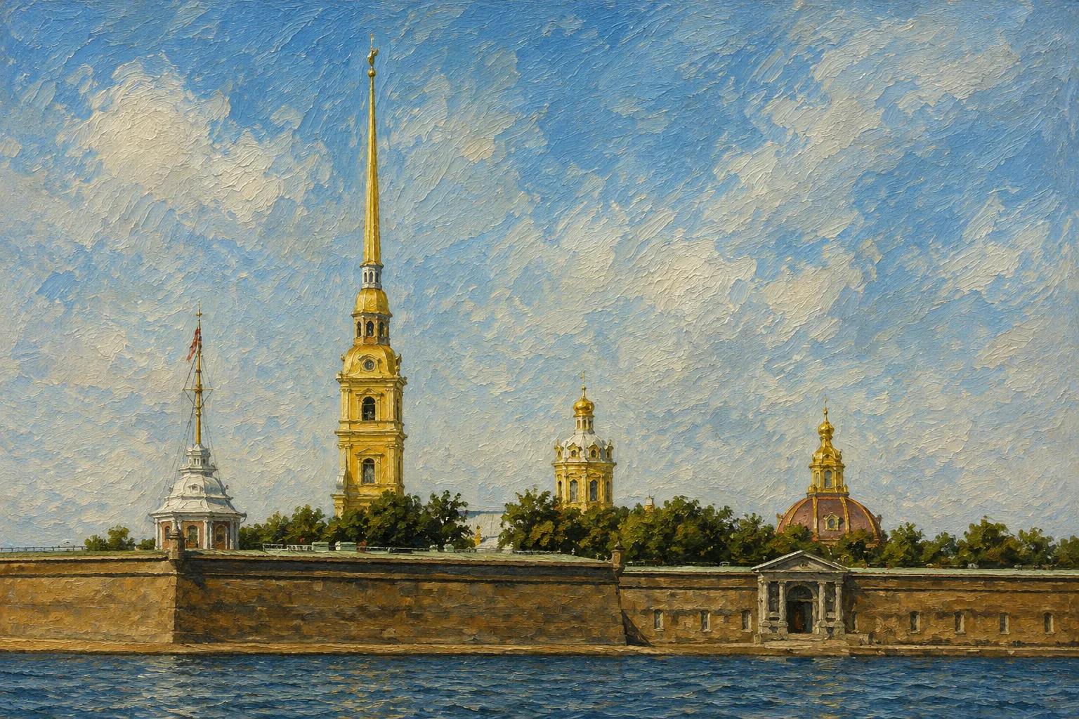 Петропавловская крепость в Санкт-Петербурге