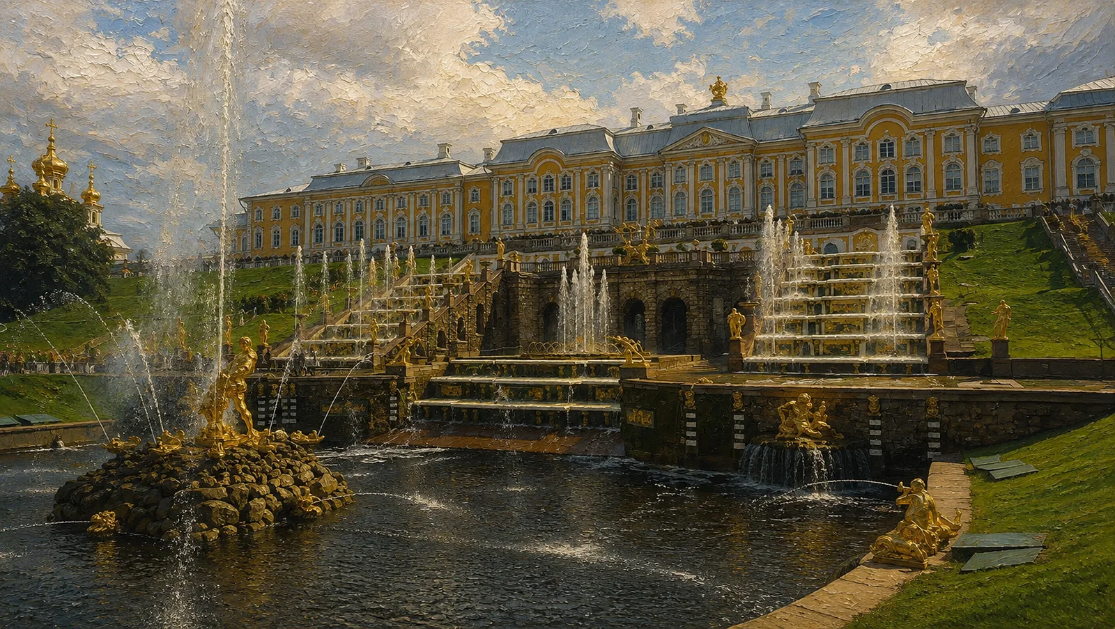 Петергоф под Санкт-Петербургом