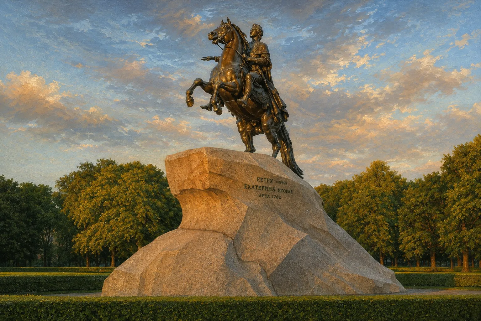 Медный всадник в Санкт-Петербурге