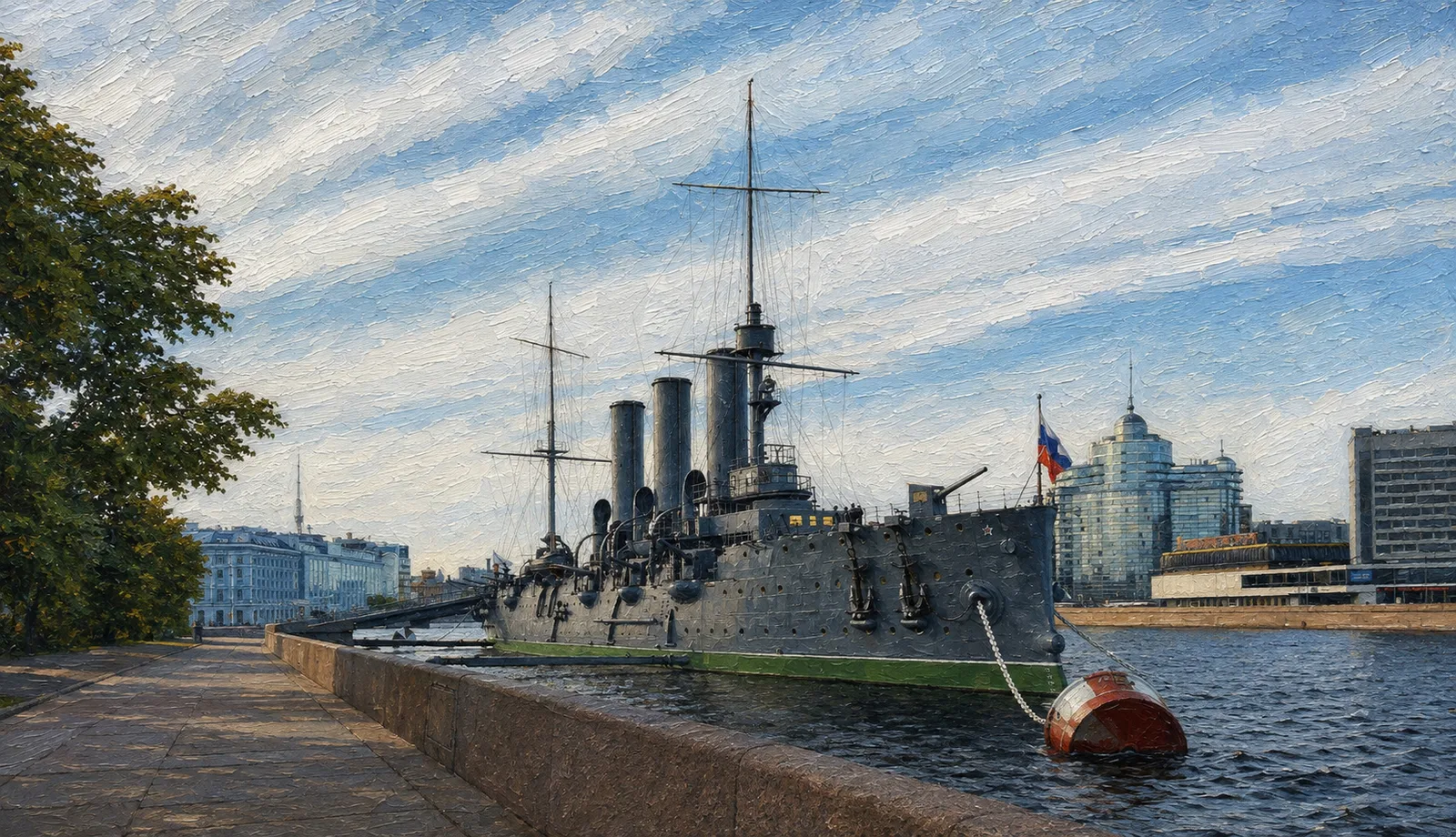 Крейсер «Аврора» в Санкт-Петербурге