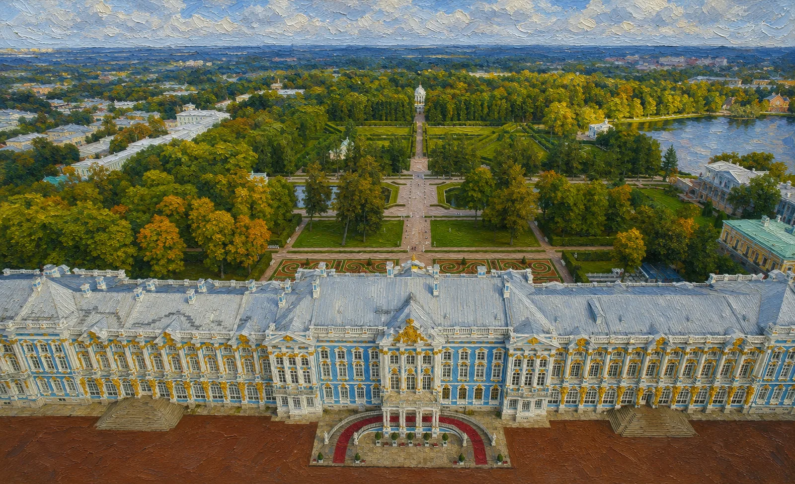 Царское Село под Санкт-Петербургом