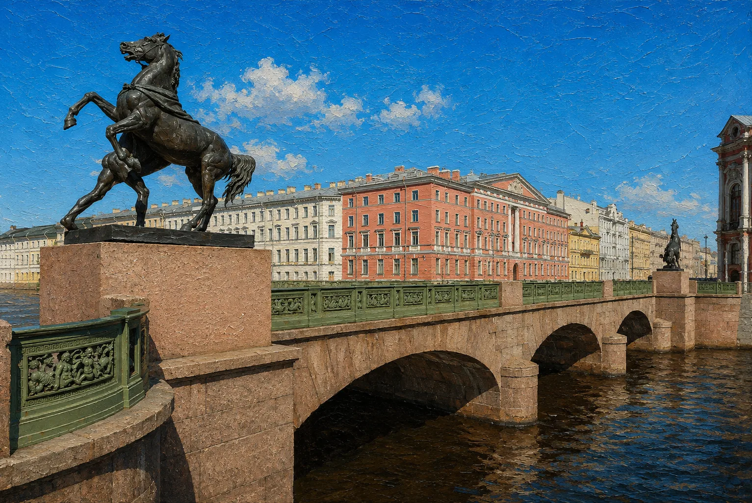 Аничков мост в Санкт-Петербурге