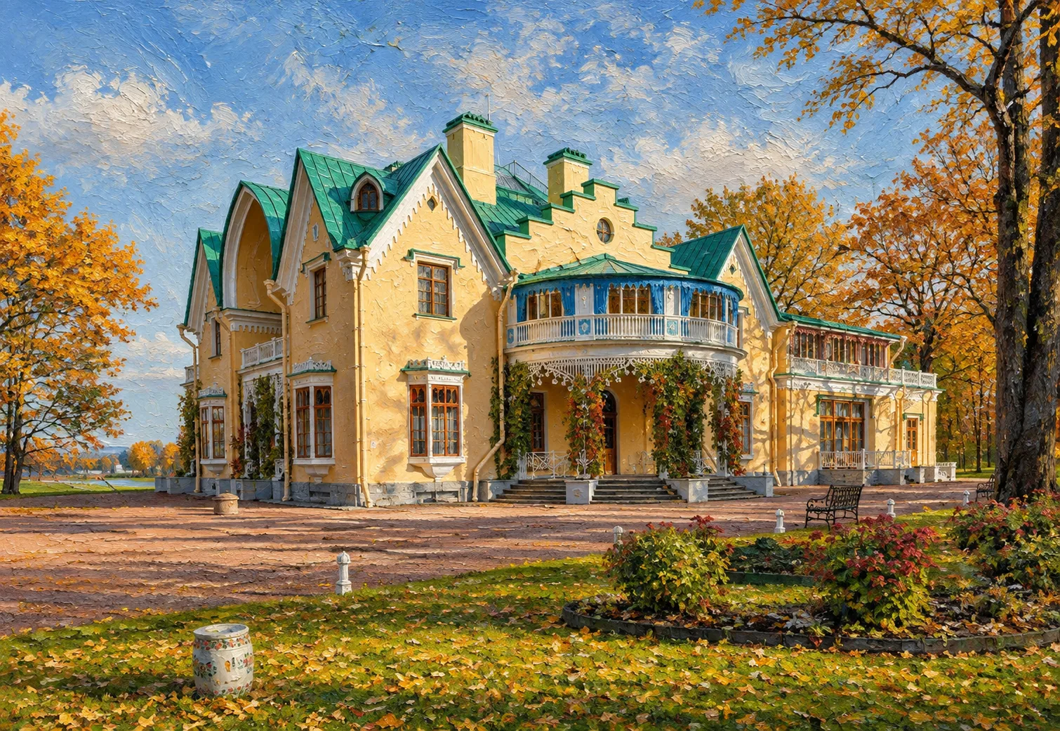 Парк Александрия в Санкт-Петербурге