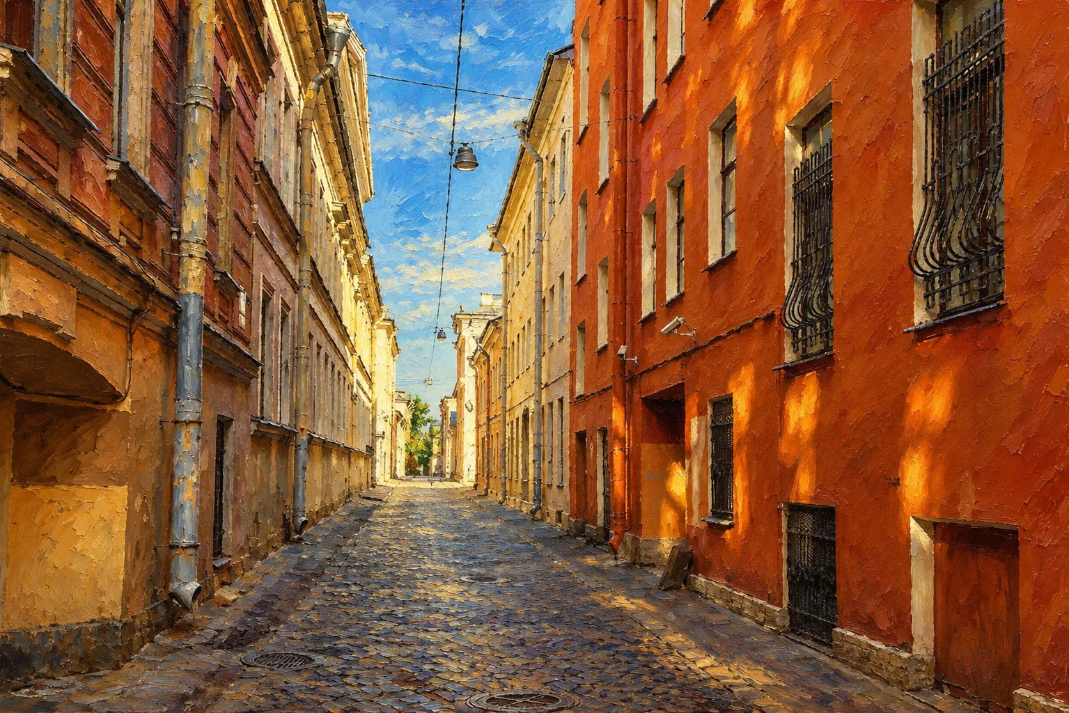 Улица Репина в Санкт-Петербурге