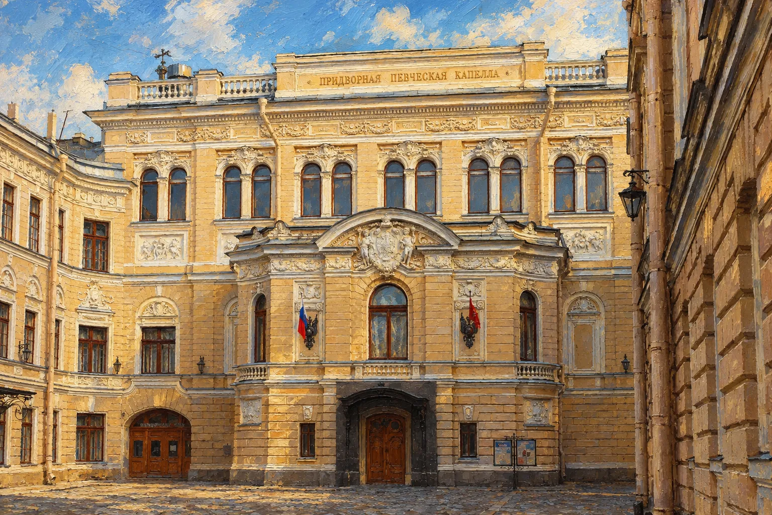 Дворы Капеллы в Санкт-Петербурге